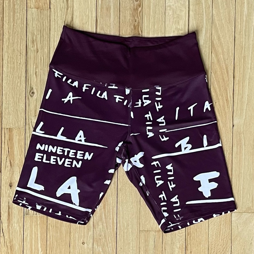 FILA Artsy Biker Shorts Nwt